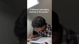 Note taking methods #study #studygram