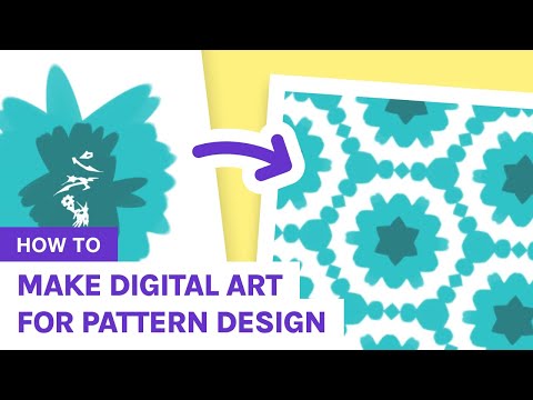 How I Make My Own Digital Artwork (And Turn Them Into Patterns!)