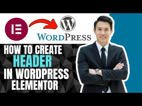How To Create Header In Wordpress Elementor