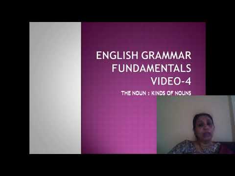 NOUNS: KINDS OF NOUNS | English Grammar Fundamentals | Easy & short explanation