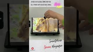 Best Smartphone Screen Magnifier | 14 inch size screen expander | Make Screen Bigger