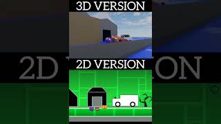 Geometry Dash: 3D Version VS 2D Version!
