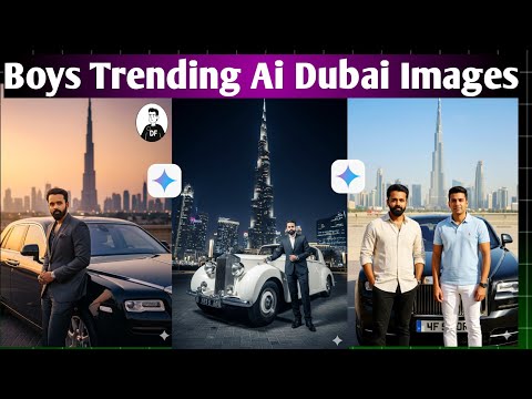 Trending Boys AI Photo Genrate | Dubai ai photo prompts🔥 #ai
