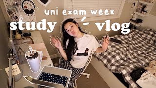PRODUCTIVE Study Vlog💬: REALISTIC Uni midterm prep, note taking, valentine’s day etc