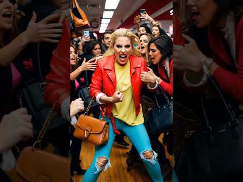 When Black Friday Gets Gaga! 🛒😁 #blackfriday #ai #ladygaga