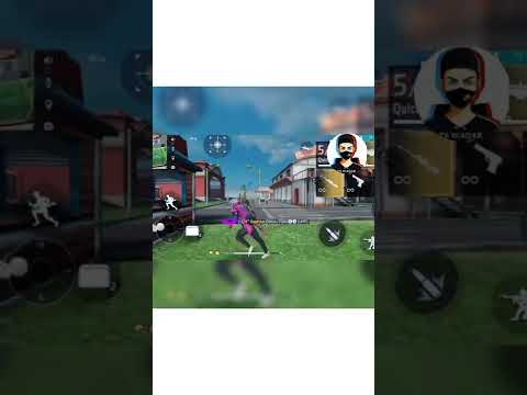 1v5 with AWM and traying all free fire gun #shorts #freefire