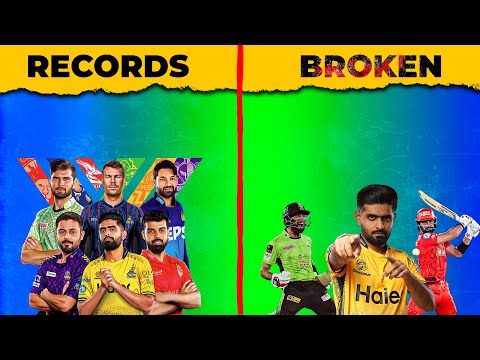 Records Broken in PSL 2025 | Peak Cricket