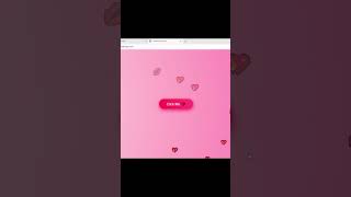 💋 Magical Romantic Surprise | Surprise Your Love 2025 😍 #codingshorts #javascript  #animation #love
