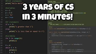 3 Years of College Computer Science in 3 Minutes