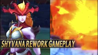 NEW SHYVANA REWORK GAMEPLAY & ABILITIES - League of Legends