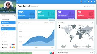 Bootstrap Admin Panel Dashboard - Minimal Pro