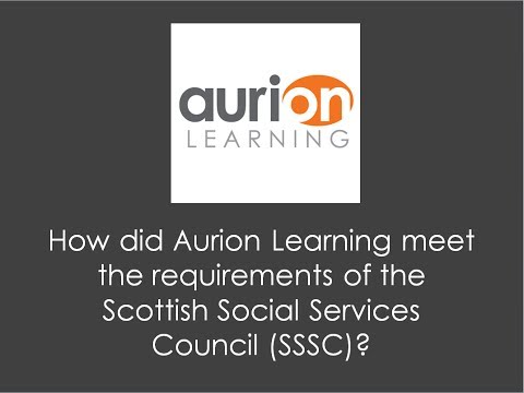 How Aurion Learning met the requirements of SSSC