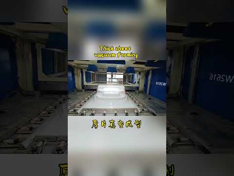Thick Sheet Vacuum Forming Machine ,bumpers refrigerator inner liners luggage boxes freight pallets