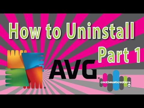 How to uninstall AVG 2015 from Windows 7 or 8 Part 1