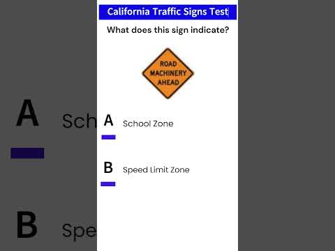 DMV Road Sign Practice Test 2024 Free Video #shorts