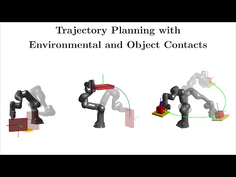 Trajectory Planning with Environmental and Object Contacts - Experiments (IEEE/RSJ IROS 2024)