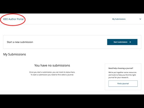Submitting Your Manuscript with IEEE Author Portal (Spanish Captions)