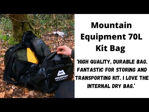 Mountain Equipment Wet and Dry Kit Bag 70L. Quality outdoor adventure gear.