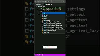 python program to print table #programminglanguage #python #coding #codinglife #programming #python3