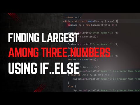 I Found the SIMPLEST Way to Find Largest Among Three Numbers in Java | Tech With Yug