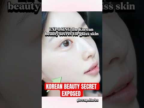 Korean secret for glass skin at home #glowup #skincare #beauty #kpop #shorts #اكسبلور #korean