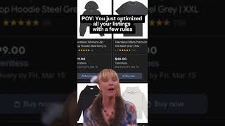 You just optimized all your listings with a few simple rules