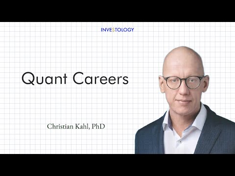 Career Talk: Quant Finance w. Christian Kahl, Fincad