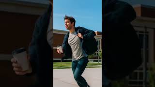 “Morning Rush at U.S. College – 30s Student Life Strip 🇺🇸”#usa