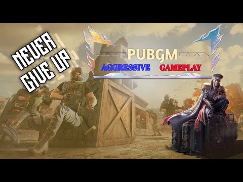 PUBGM aggressive gameplay | never give up | Python Gaming