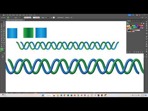 Super Easy DNA with New Intertwine Tool in Adobe Illustrator!