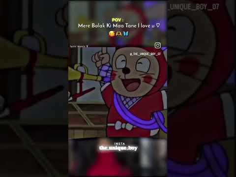 balka ke maa tanne i love you  || sinchan