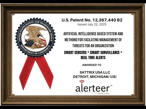 Alerteer Secures U.S. Patent | AI Smoke & Vape Detection + Smart Surveillance Explained