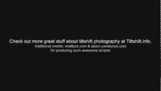 Demo on tiltshift.js jQuery plugin effect: before and after examples