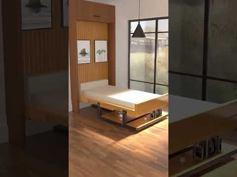 “Two in One Magic! Folding Bed that Saves Space & Looks Classy!”