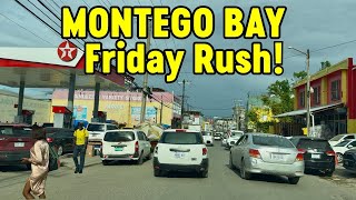 Montego Bay On A Busy Friday Morning | Feel the Jamaican Vibes 