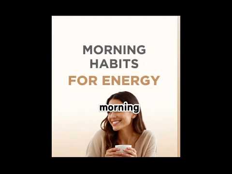 MORNING HABITS FOR ENERGY💪#morningroutine #morninghabits #vitality #shortvideo #shortsfeed #tips