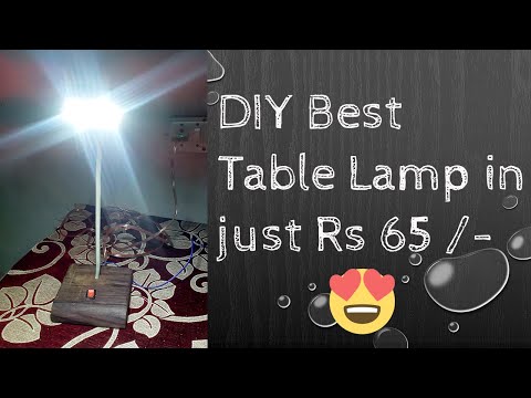 DIY Best Low Cost Table Lamp