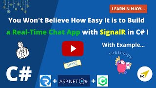 You Won't Believe How Easy It Is to Build a Real-Time Chat App with SignalR in C# | Learn N Njoy...