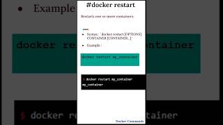 #dumps #dockerrestart #dockercommand #dockertraining #docker