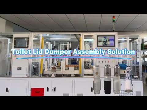 Automatic Assembly Equipment: Toilet Lid Damper Assembly Solution!
