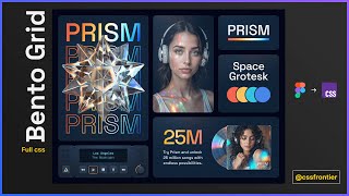 🔥 Crea un Bento Grid con CSS usando Grid Areas – Diseño Web Moderno 🚀