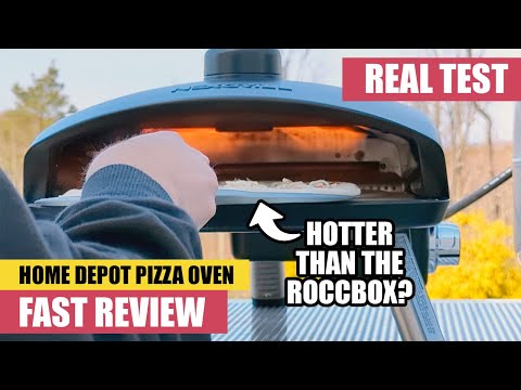 FAST REVIEW | $300 Nexgrill Ora 12" Pizza Oven from Home Depot with a SMOKE BOX