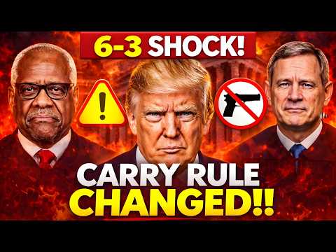 BREAKING: 6–3 Supreme Court Ruling Shocks Gun Owners – Huge Concealed Carry Change!