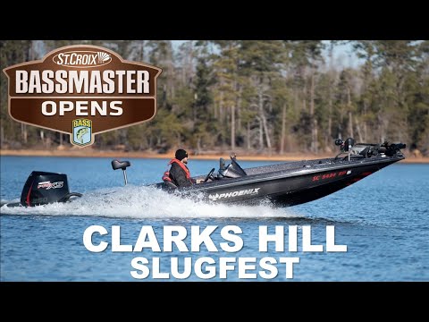 CLARKS HILL SLUGFEST - Day 1 of the 2025 Bassmaster Open