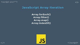JavaScript Array Iteration | Vanilla JavaScript | Learn JavaScript | JavaScript Tutorial 4 Beginners