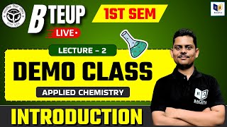 Applied Chemistry : Demo Class | Chapter-1 , Lec-2 | Up Polytechnic 1nd Semester New Batch #raceva