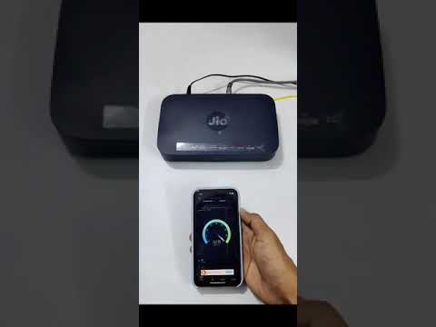 Just Testing out the Jio Fiber 150Mbps Plan