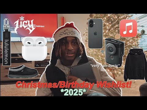vlogmas day 5! | my 2025 christmas/birthday wishlist *very non-basic*