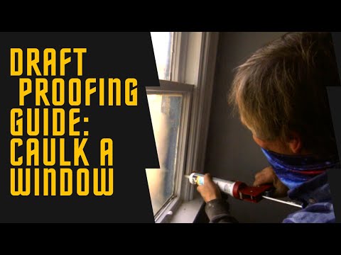 Draft Proofing: Caulking