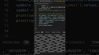 find index position #datascientist #fixedincome #tradingview #ccxt #pythonalgotrading